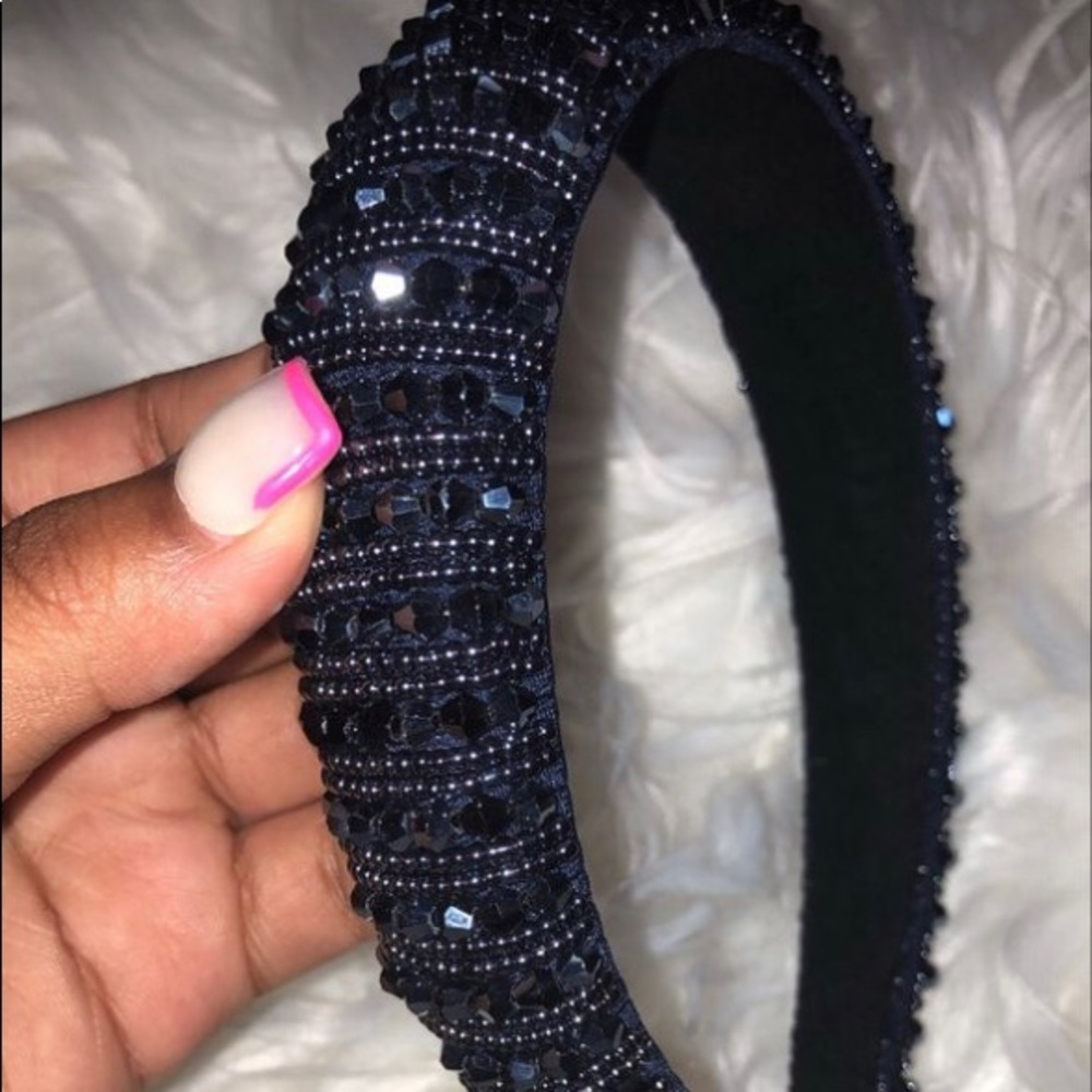 Bling headband- Blue
